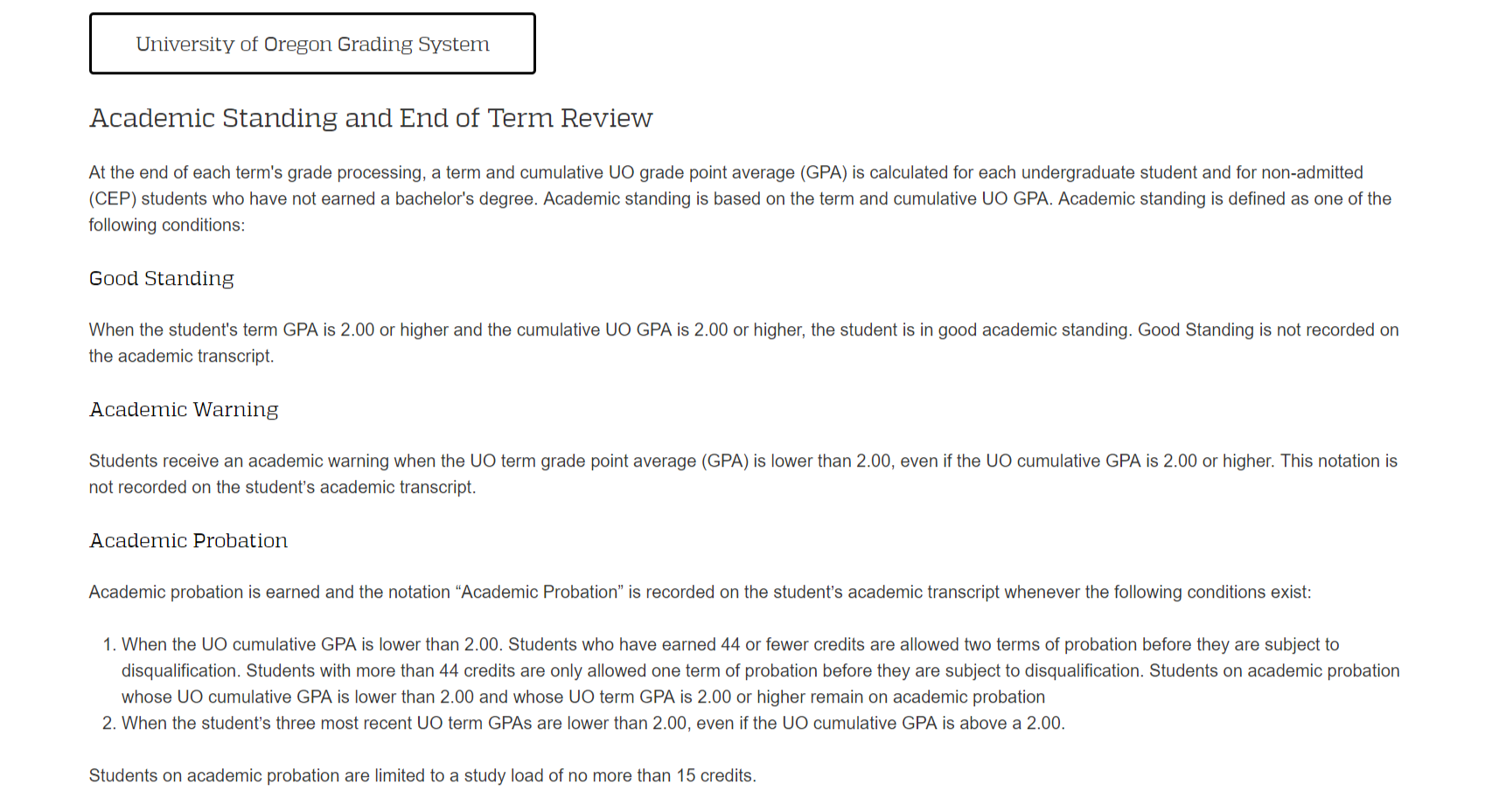 俄勒冈大学停学