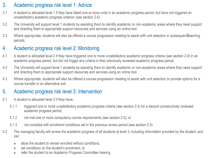 莫纳什大学停学