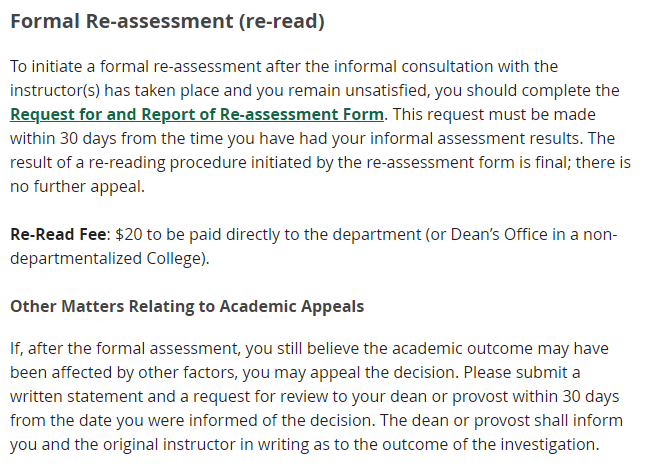 萨斯喀彻温大学申诉
