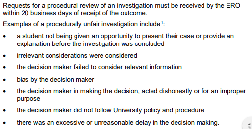 新南威尔士大学申诉