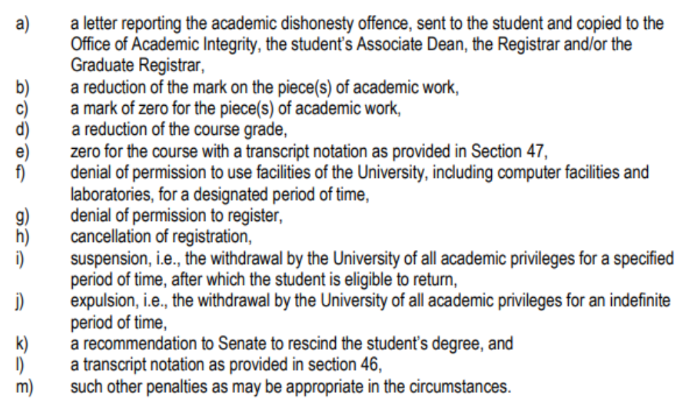 麦克马斯特大学申诉