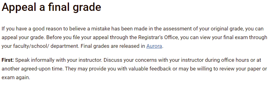 曼尼托巴大学申诉