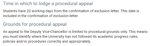 澳大利亚国立大学申诉