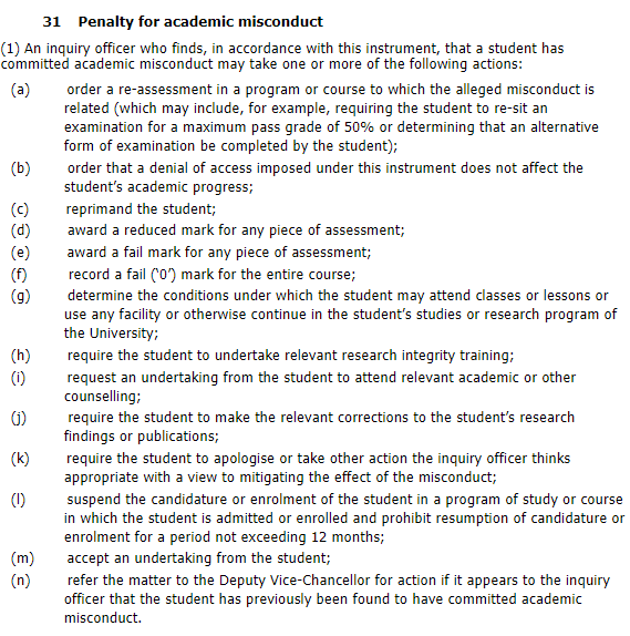 澳大利亚国立大学申诉