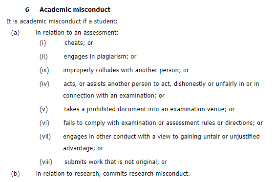 澳大利亚国立大学停学